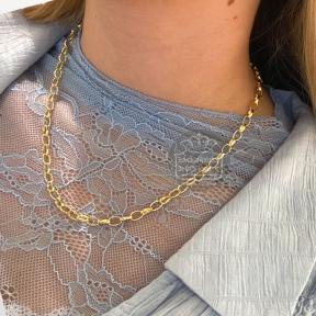 Fjory Gouden Fantasie Jasseron Collier 40-JGW45