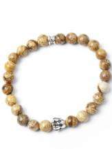 Gemini Armband Buddha Beige 8mm BU8BEI201500002 Medium