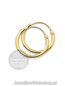 Gouden creolen 4001310