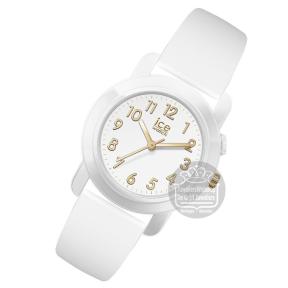 Ice-Find White Goldplated Horloge 024916