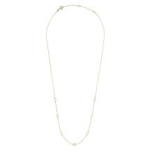 Jackie Gold Long Oval Necklace JKN20.083