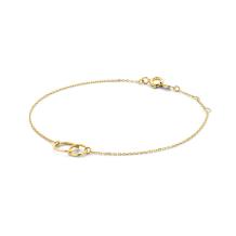 Jackie Gold Double Circle Bracelet JKB22.048