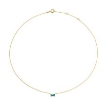 Jackie Gold Medina Topaz Necklace JKN21.158