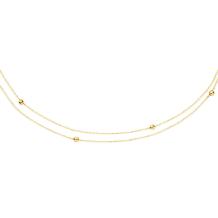 Jackie Gold Double Bubble Necklace JKN23.351