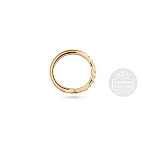 Jackie Gold Revièra Topaz single Hoop JKS25.517