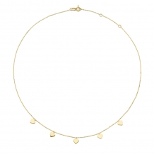 Jackie Gold Hearts Necklace JKN20.023