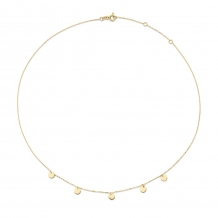 Jackie Gold Discs Necklace JKN20.045