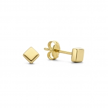 Jackie Gold Block Studs JKE20.065