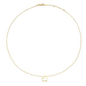 Jackie Gold Heart Necklace JKN23.357