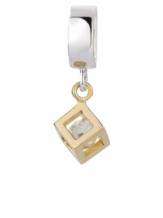 JOY de la LUZ Slide JS064 Cube verguld zilver