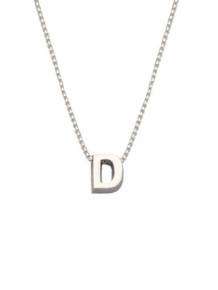 initials letter D collier Joy de la Luz Si-D