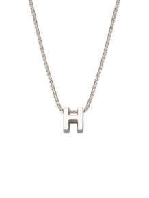initials letter H collier Joy de la Luz Si-H