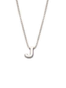 initials letter J collier Joy de la Luz Si-J