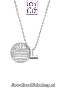 Joy de la Luz Si-L initials ketting met hanger L