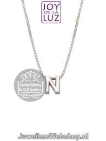 Joy de la Luz Si-N initials ketting met hanger N