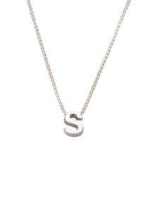 initials letter S collier Joy de la Luz Si-S