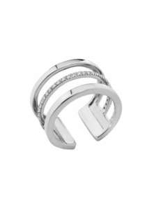 les georgettes paralelles ring zilver met zirconia maat 54