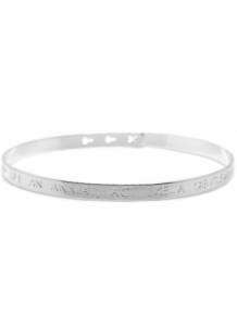 mya bay heren armband brushed silver jh-01