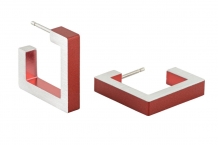 Clic Creolen O11R mat Rood