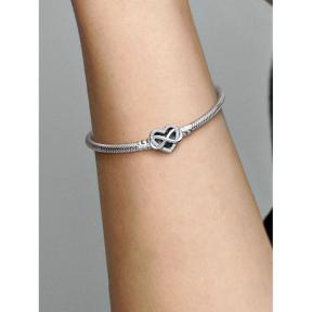 Pandora armband Silver sprankelend hart 592645C01