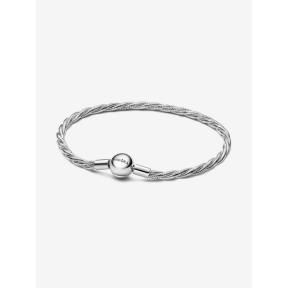 Pandora armband Silver twisted snake-chain 593757C00-20