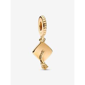 Pandora bedel Silver Goldplated Afstudeercap Charm 761892C00