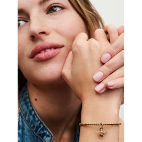 Pandora bedel Silver Goldplated Bij Charm 762672C01