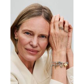 Pandora bedel bicolor moeder hart diamant Charm 763237C01