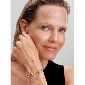 Pandora Veiligheidsketting Silver Goldplated zirkonia 763515C01