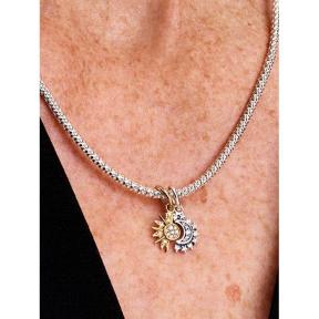 Pandora bedel bicolor Deelbare Zon & Maan Charm 763585C01