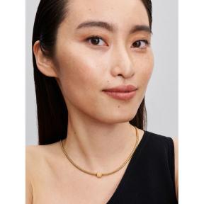 Pandora minibedel Silver Goldplated Getextureerd Klavertje 764047C00