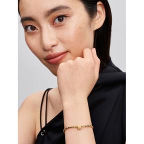 Pandora minibedel Silver Goldplated Ster 764050C00