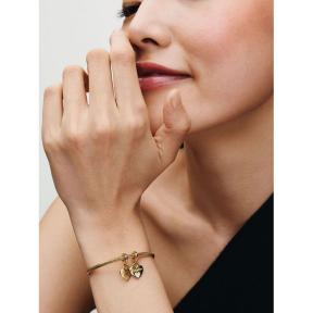 Pandora bedel goldplated dubbel hart charm 769187C01