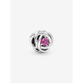 Pandora Silver Geboortesteen Oktober Infinity bedel 790065C05