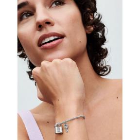 Pandora bedel Silver Padlock and Key Charm 790088C01