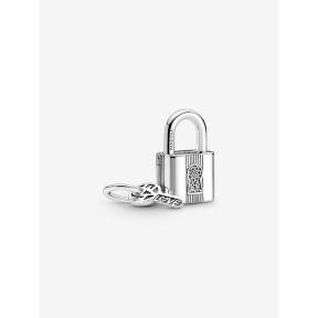 Pandora bedel Silver Padlock and Key Charm 790088C01