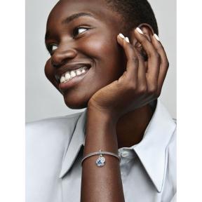 Pandora Silver Blauwe Vlinder & Citaat bedel 790757C01