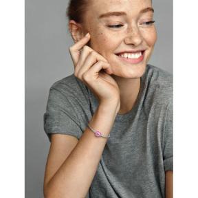 Pandora Silver Roze Viooltje bedel 790777C01