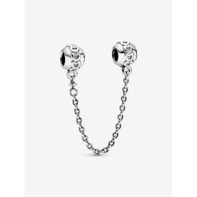 Pandora Veiligheidsketting Silver Band Van Harten 791088