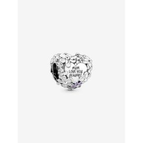 Pandora Silver Mum Daisy Heart bedel 791155C01