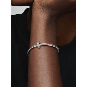 Pandora Silver Transparante Sprankelende Spacer 791359CZ