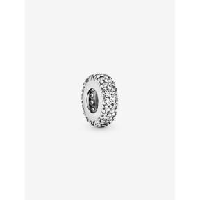 Pandora Silver Transparante Sprankelende Spacer 791359CZ