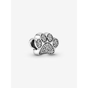 Pandora Silver Sprankelende Pootafdruk bedel 791714CZ