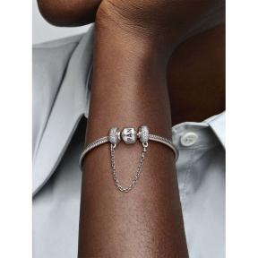 Pandora Veiligheidsketting Silver Sprankelend Pavé 791736CZ