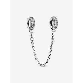 Pandora Veiligheidsketting Silver Sprankelend Pavé 791736CZ