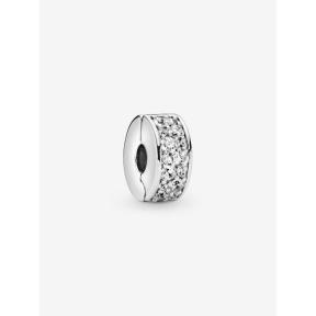 Pandora clip Silver Heldere Pavé 791817CZ