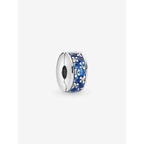 Pandora clip Silver Blauwe Pavé 791817NSBMX