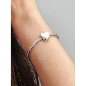 Pandora bedel Silver graveerbaar hart 792015