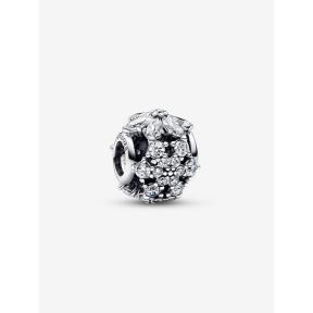 Pandora Silver Sparkling Herbarium Cluster Round bedel 792383C01