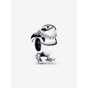 Pandora Silver Skiënde Pinguïn bedel 792988C01